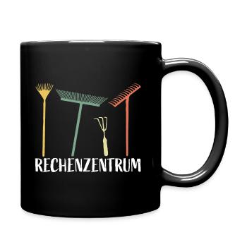 Rechenzentrum - Garten - Gärtnern - Tasse einfarbig - Schwarz - Rechts