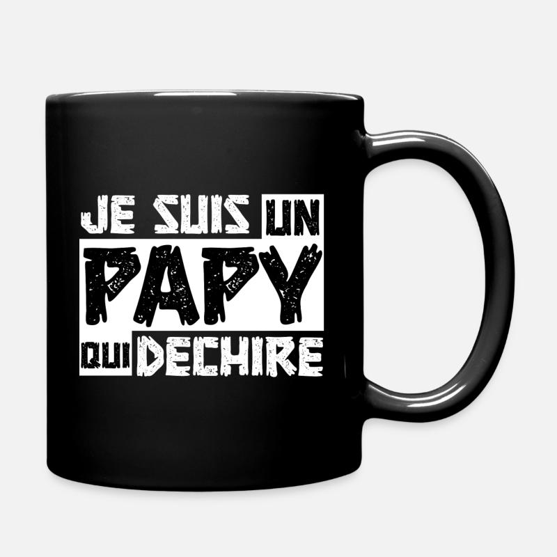 Je suis Un Papy Qui déchire - Mug uni - noir