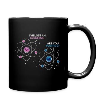 Funny Chemistry I've Lost Electrons - Tasse einfarbig - Schwarz - Rechts