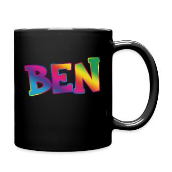 Benoît - Mug uni - noir - Droite