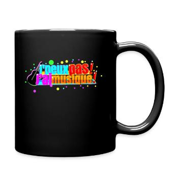 J'peux pas j'ai musique - Mug uni - noir - Droite