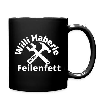 Feilenfett Handwerker Arbeiter Lehrling Vintage - Tasse einfarbig - Schwarz - Rechts