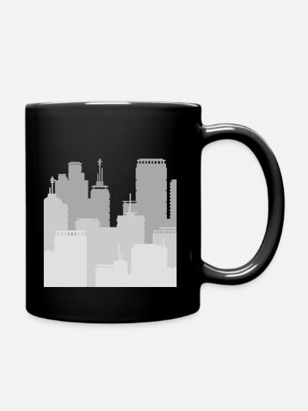 Aussicht - Tasse einfarbig - Schwarz