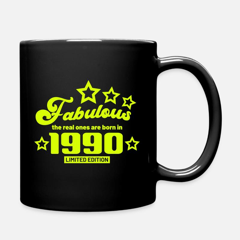 fabelhaft, die echten werden 1990 geboren - Tasse einfarbig - Schwarz