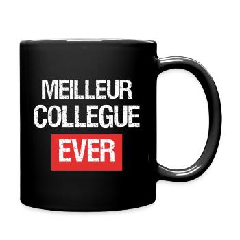 Idée cadeau collègue homme départ humour - Mug uni - noir - Droite