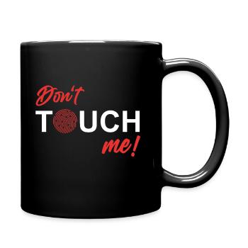 Ne me touchez pas - Empreinte digitale - Mug uni - noir - Droite