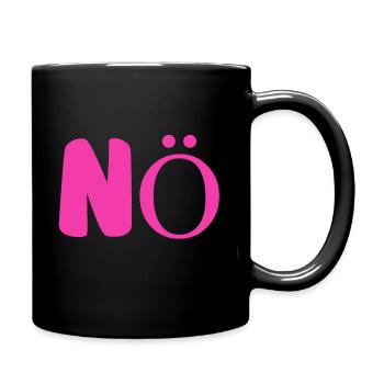 Nö - Tasse einfarbig - Schwarz - Rechts