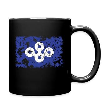 Préfecture d’Osaka / Flag Vintage - Mug uni - noir - Droite
