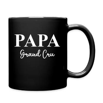 Papa Grand cru - Mug uni - noir - Droite