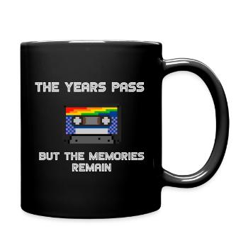Memories on Tape - Tasse einfarbig - Schwarz - Rechts