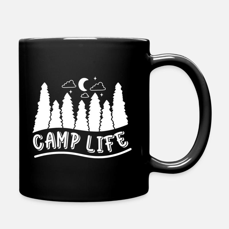 Camp Life - Tasse einfarbig - Schwarz