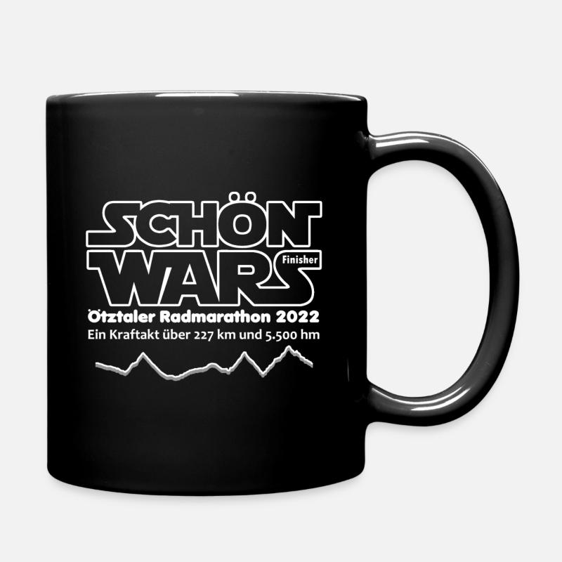 Ötztaler Radmarathon 2022 - Tasse einfarbig - Schwarz