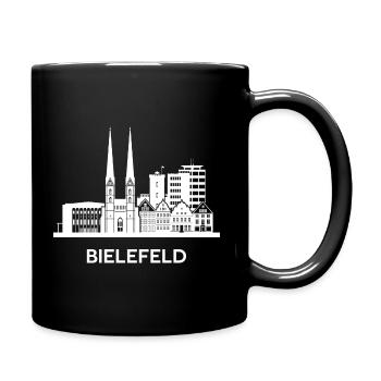 Bielefeld, white - Full Colour Mug - black - Right