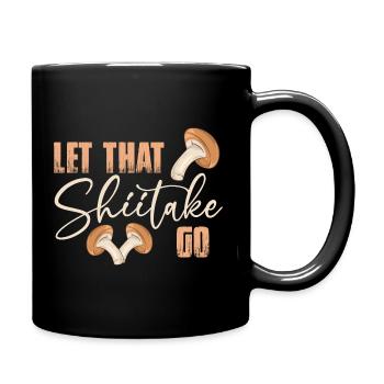 Mushroom pickers and mushroom friends - Full Colour Mug - black - Right