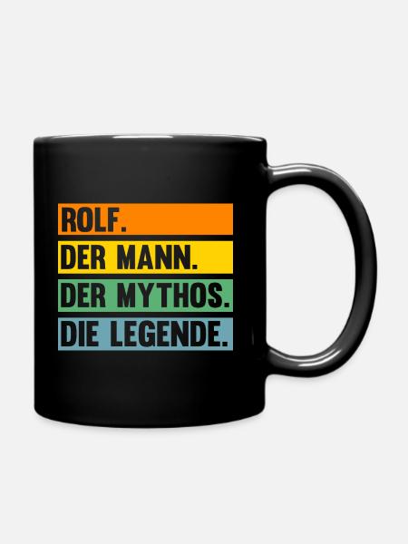 Rolf - Tasse einfarbig - Schwarz