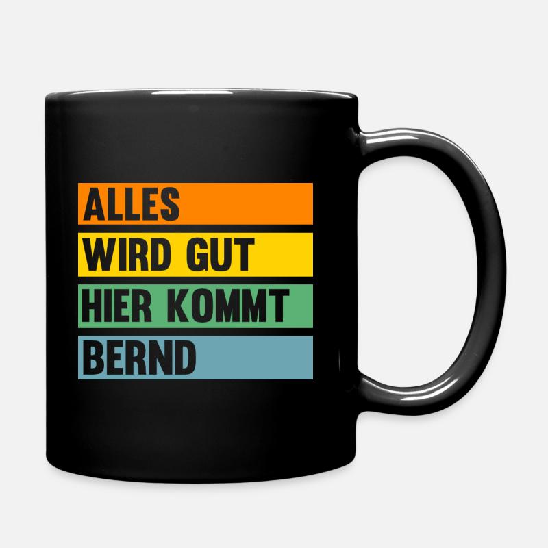 Bernd - Tasse einfarbig - Schwarz