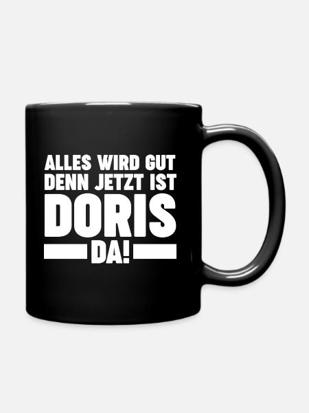 Doris - Tasse einfarbig - Schwarz