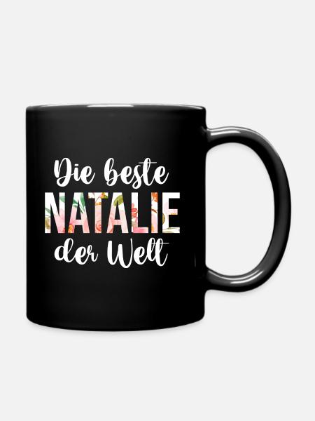 Natalie - Tasse einfarbig - Schwarz