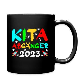 Kita Abgänger 2023 - Tasse einfarbig - Schwarz - Rechts