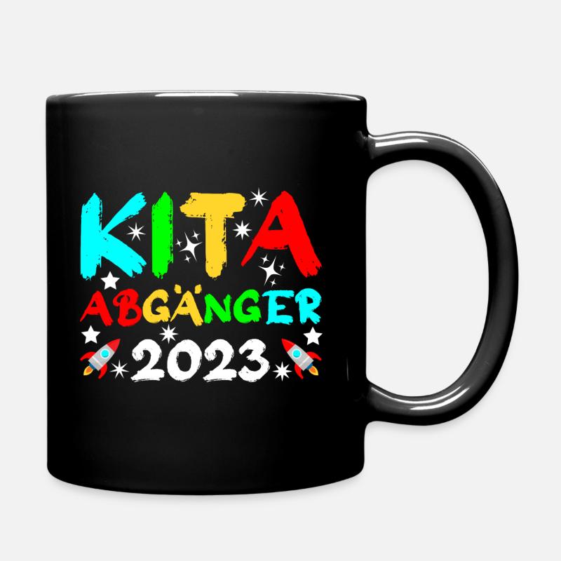 Kita Abgänger 2023 - Tasse einfarbig - Schwarz
