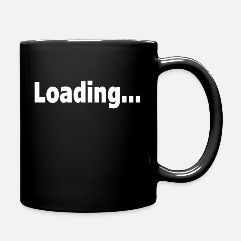 Laden - Tasse einfarbig - Schwarz