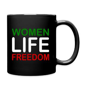 Women life freedom - Mug uni - noir - Droite