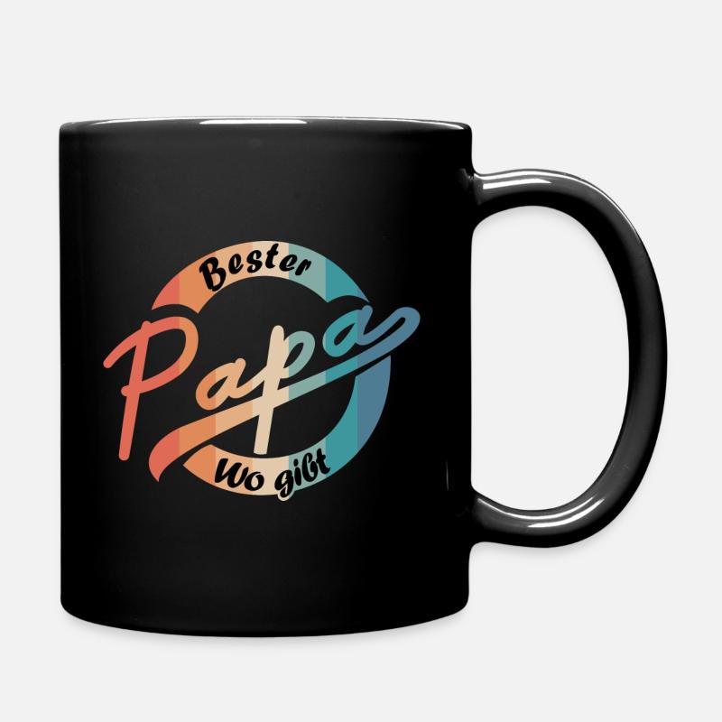 Bester Papa wo gibt lustig - Vatertag/Geburtstag - Tasse einfarbig - Schwarz