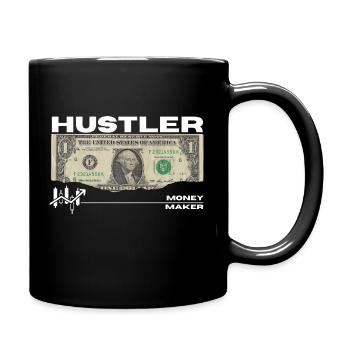Hustler - Full Colour Mug - black - Right