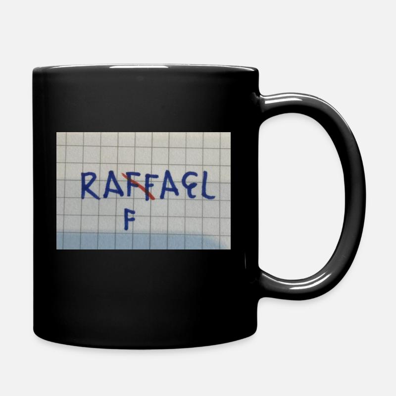 Geburtstagsgeschenk für Rafael - Tasse einfarbig - Schwarz