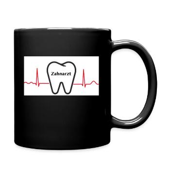 ZAHNARZT1 - Tasse einfarbig - Schwarz - Rechts
