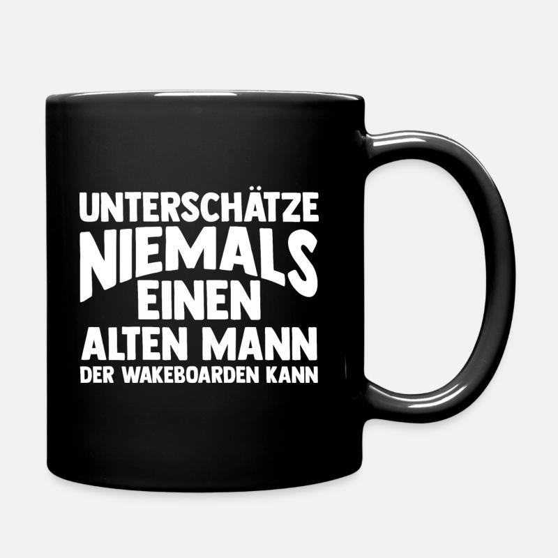 Wakeboarder Wakeboard Wakeboarding - Tasse einfarbig - Schwarz