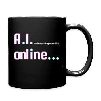 A.I. made me do this - Full Colour Mug - black - Right