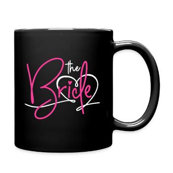THE BRIDE - HEART BACHELORETTE PARTY BACHELORETTE BRIDE - Full Colour Mug - black - Right