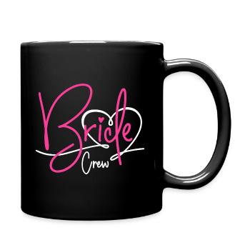 BRIDE CREW HEART BRIDE BACHELORETTE PARTY BACHELORETTE PARTY - Full Colour Mug - black - Right