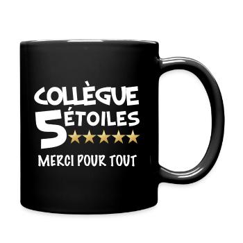 Collègue De Luxe Cadeau Départ Homme Ou Femme - Mug uni - noir - Droite