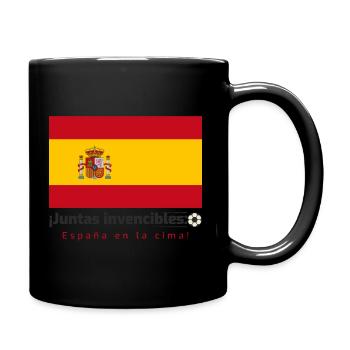 Weltmeisterschaft Spanien - Tasse einfarbig - Schwarz - Rechts