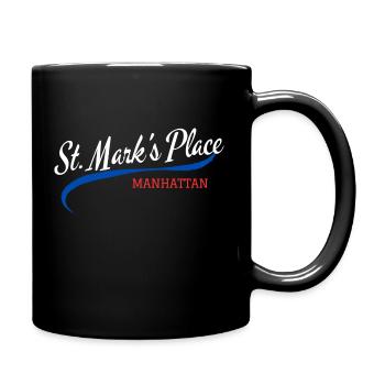 Neighborhood Series – St Mark's Place - Full Colour Mug - black - Right