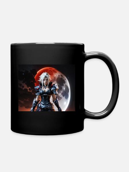 AI 3D Version 48 - Tasse einfarbig - Schwarz