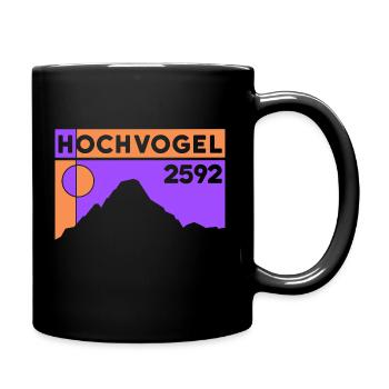 Hochvogel Wanderung Tour Berg Riss Allgäuer Alpen - Tasse einfarbig - Schwarz - Rechts