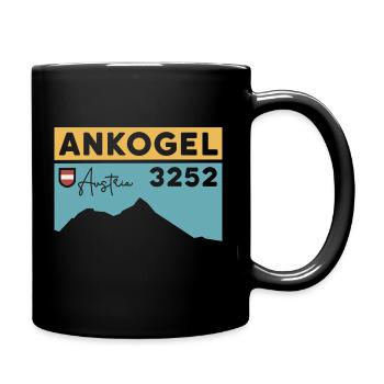 Ankogel Mallnitz Hohe Tauern Wanderung Skitour - Tasse einfarbig - Schwarz - Rechts