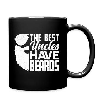 The Best Uncles Have Beards - Full Colour Mug - black - Right