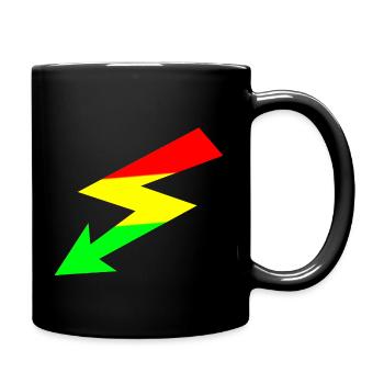 LOGO SCORPLUS Rasta 2 - Mug uni - noir - Droite