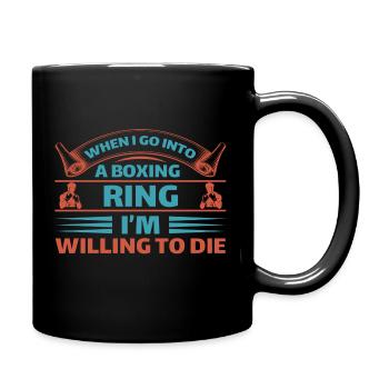 Boxing Threads 15 - Tasse einfarbig - Schwarz - Rechts