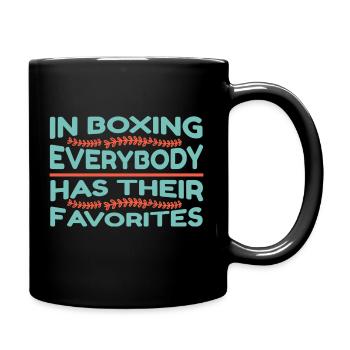 Boxing Threads 3 - Tasse einfarbig - Schwarz - Rechts