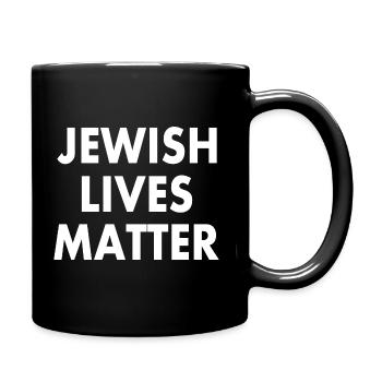 JEWISH LIVES MATTER - Tasse einfarbig - Schwarz - Rechts