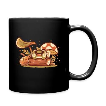 Fall Frog - Full Colour Mug - black - Right