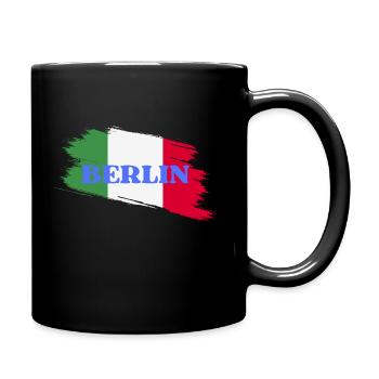 Berlin - Tasse einfarbig - Schwarz - Rechts