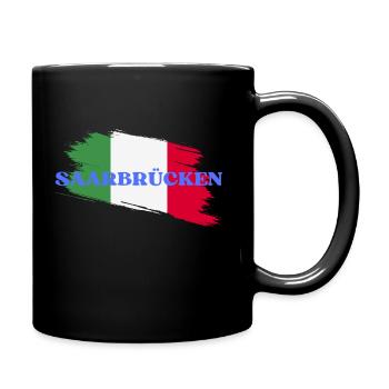 Saarbrücken - Full Colour Mug - black - Right