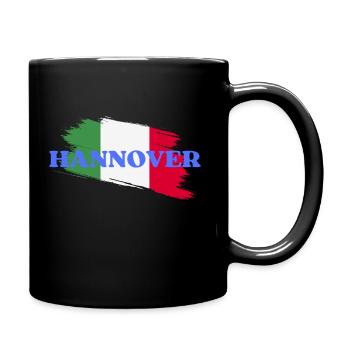 Hannover - Tasse einfarbig - Schwarz - Rechts