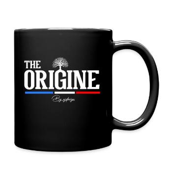 Das Ursprungsmuster Frankreich - Tasse einfarbig - Schwarz - Rechts